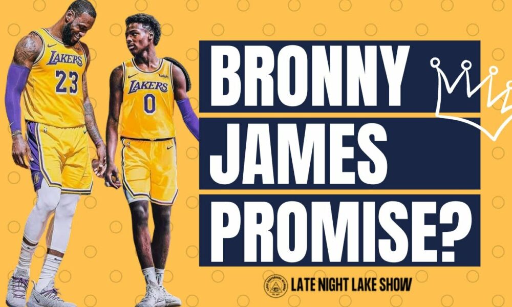 Lakers: Bronny's draft projection after LeBron James' shocking declaration